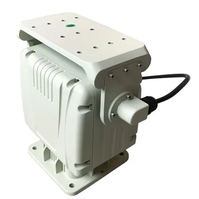 Outdoor Mini Pan Tilt Head Positioner na may Worm Gear Variable Speed 10kg (20.05Ib) pagkarga ng Kapasidad