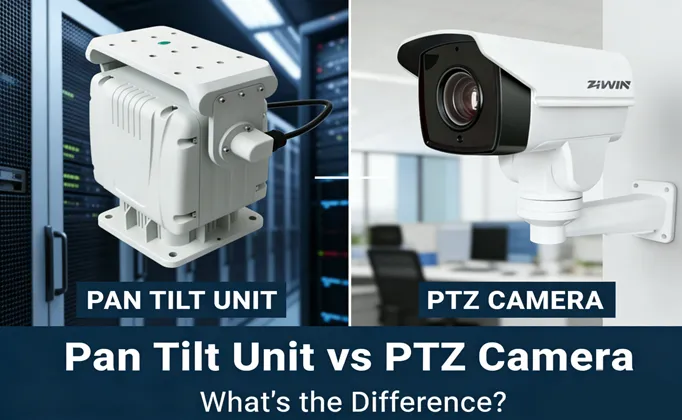 Pan Tilt Unit vs PTZ Camera: Ano ang pagkakaiba?